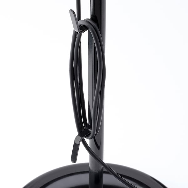 IKEA SVARTNORA floor lamp with LED bulb, black, Ikea Ireland | 4872IBZDW