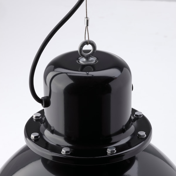 IKEA SVARTNORA pendant lamp, 15 in Black, Ikea Ireland | 0867GOZCR