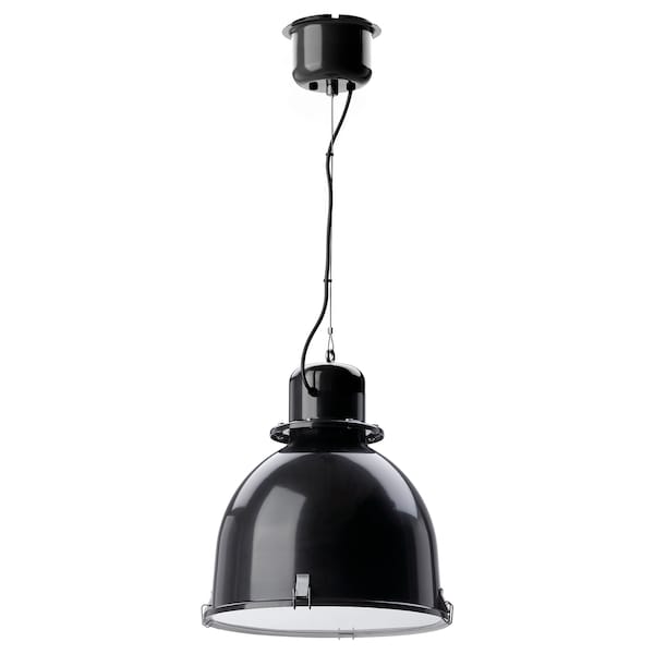 IKEA SVARTNORA pendant lamp, 15 in Black, Ikea Ireland | 0867GOZCR