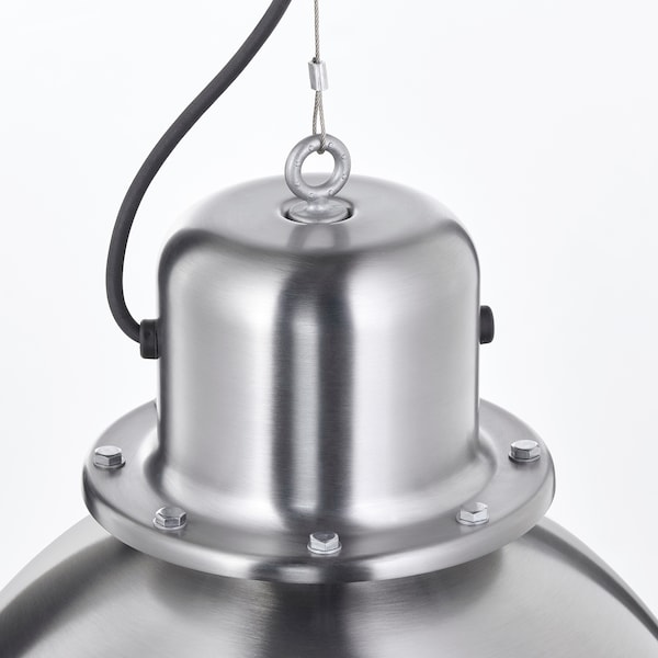 IKEA SVARTNORA pendant lamp, 15 in Stainless Steel Effect, Ikea Ireland | 3718BZROW