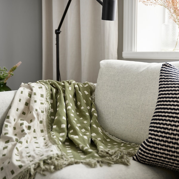 IKEA SVARTTÅG throw, 51x67 in, Ikea Ireland | 0932HZGYN