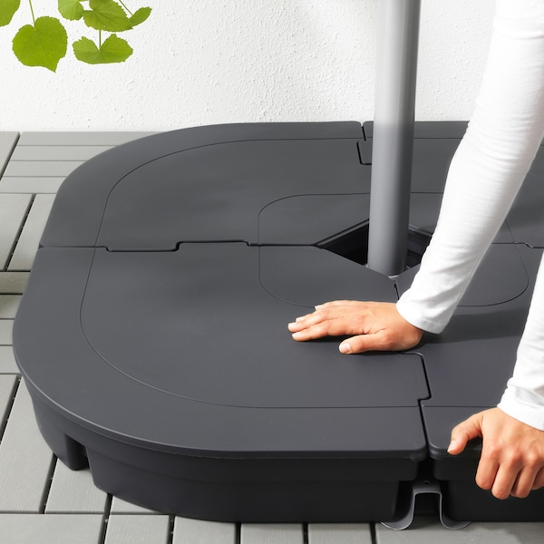 IKEA SVARTÖ Umbrella base, dark gray, Ikea Ireland | 3871CRKAJ