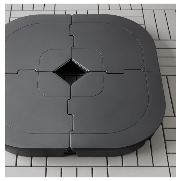 IKEA SVARTÖ Umbrella base, dark gray, Ikea Ireland | 3871CRKAJ