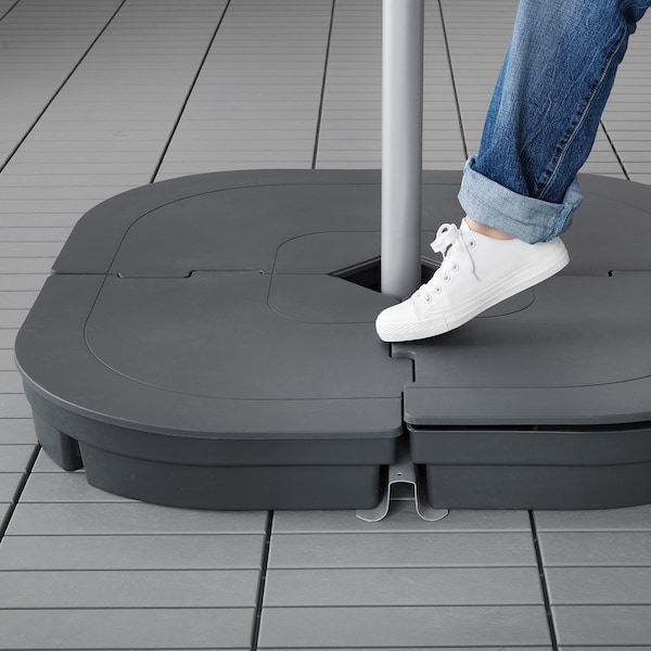IKEA SVARTÖ Umbrella base, dark gray, Ikea Ireland | 3871CRKAJ