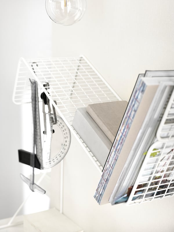 IKEA SVENSHULT wall shelf, 23 5/8x7 7/8 in White, Ikea Ireland | 9451ZKCQL