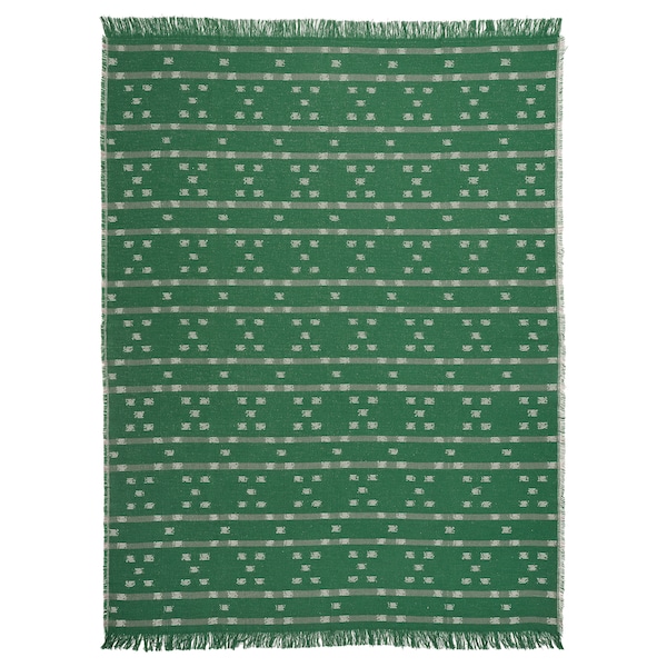 IKEA SVINROT throw, dark green, 51x67 in, Ikea Ireland | 5490NWPMX