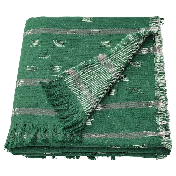 IKEA SVINROT throw, dark green, 51x67 in, Ikea Ireland | 5490NWPMX