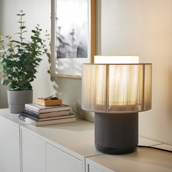 IKEA SYMFONISK Sonos speaker lamp w WiFi Black / White, Ikea Ireland | 5619BZEDF