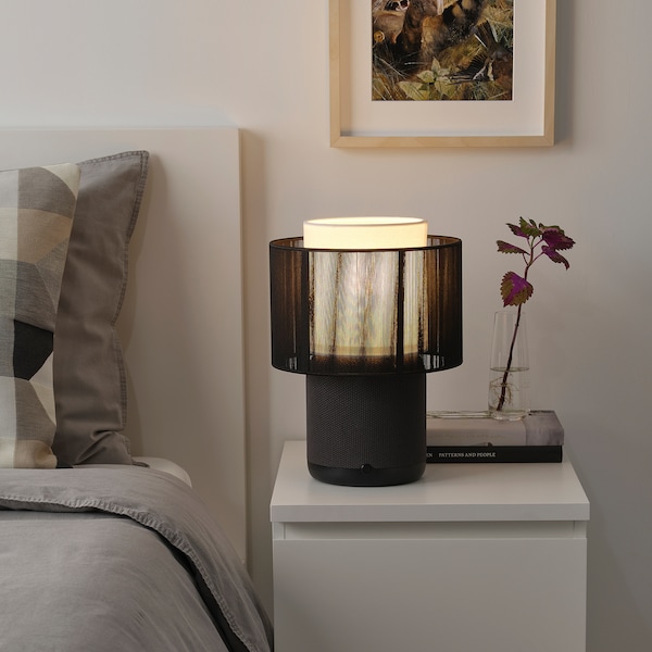 IKEA SYMFONISK Sonos speaker lamp w WiFi Black, Ikea Ireland | 7936WNSJX