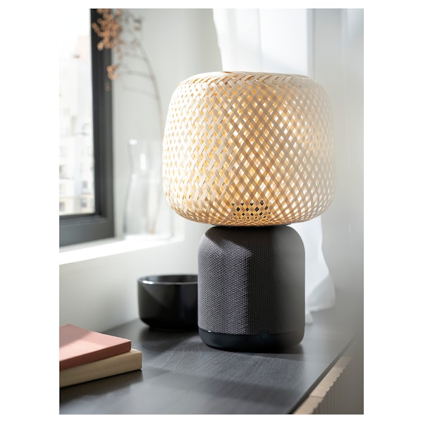 IKEA SYMFONISK Sonos speaker lamp w bamboo shade, Ikea Ireland | 8095EGUSW