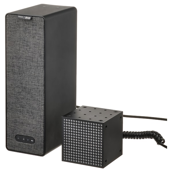IKEA SYMFONISK bookshelf Sonos speaker w LED light, black/gen 2, Ikea Ireland | 0639NQYEK