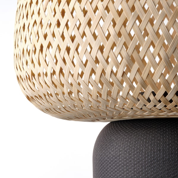 IKEA SYMFONISK floor lamp with WiFi Sonos speaker, bamboo/smart, Ikea Ireland | 6824IQFUH