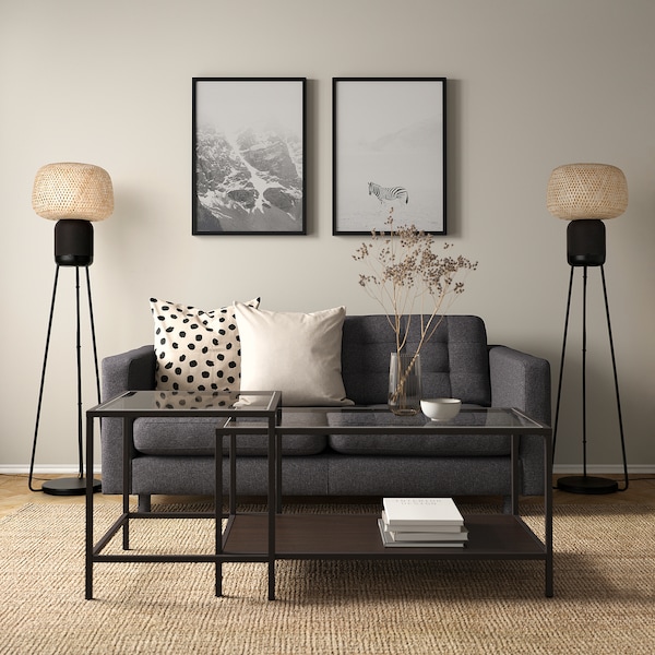 IKEA SYMFONISK floor lamp with WiFi Sonos speaker, bamboo/smart, Ikea Ireland | 6824IQFUH
