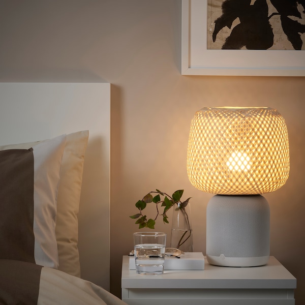 IKEA SYMFONISK shade for speaker lamp base Bamboo, Ikea Ireland | 3905GAECF