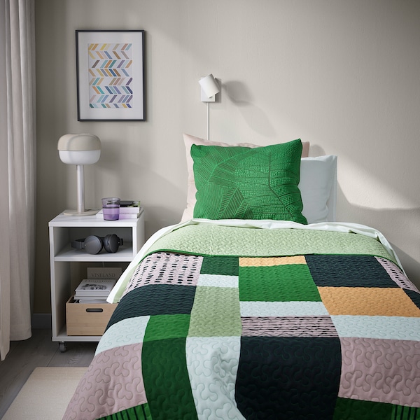 IKEA TALLSVÄRMARE bedspread, Twin Multicolor, Ikea Ireland | 4682BUSCR
