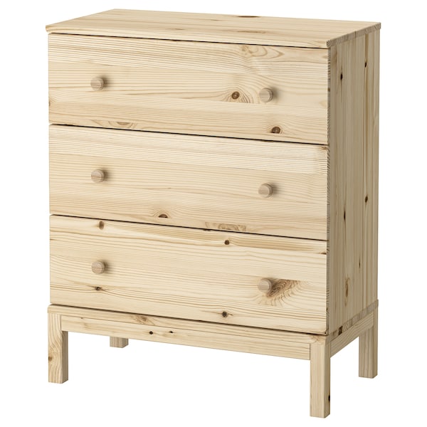 IKEA TARVA 3-drawer chest, pine, 29 7/8x36 1/4 in, Ikea Ireland | 3128FPDYI