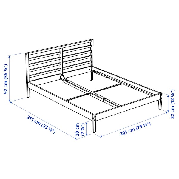 IKEA TARVA bed frame, King Pine, Ikea Ireland | 7403WJCRY