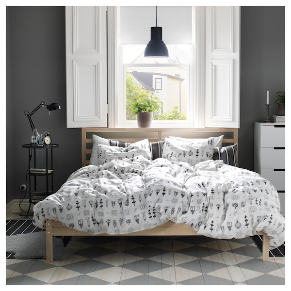 IKEA TARVA bed frame, King Pine / Luröy, Ikea Ireland | 7421VBICW
