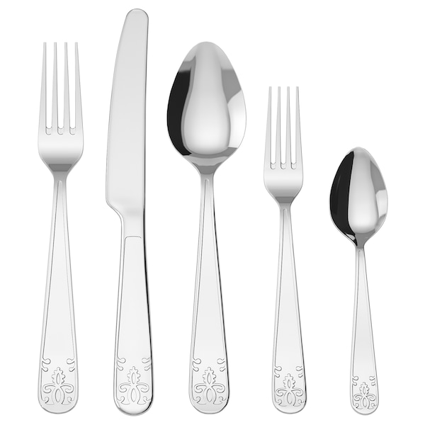 IKEA ÄTBART 20-piece flatware set, stainless steel, Ikea Ireland | 3057YCLRF