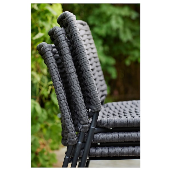 IKEA TEGELÖN chair, in/outdoor, dark gray/black, Ikea Ireland | 6512TSZIF