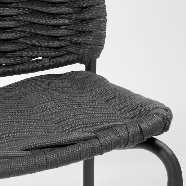 IKEA TEGELÖN chair, in/outdoor, dark gray/black, Ikea Ireland | 6512TSZIF