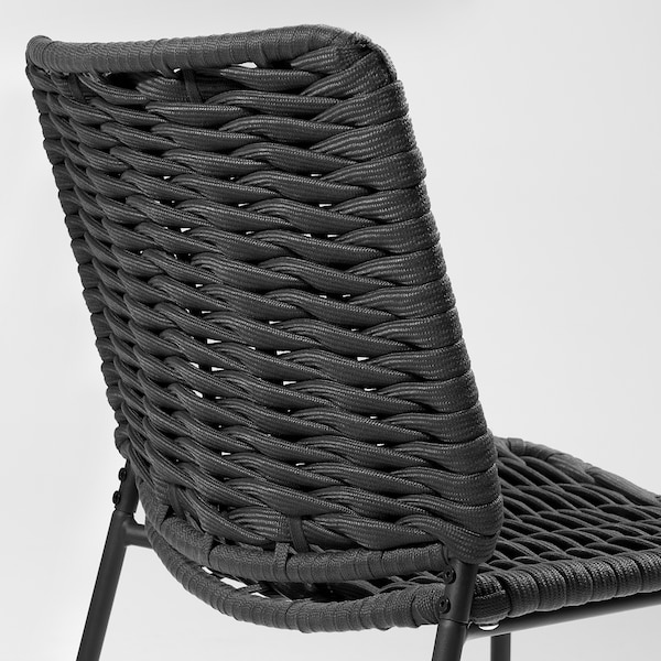 IKEA TEGELÖN chair, in/outdoor, dark gray/black, Ikea Ireland | 6512TSZIF