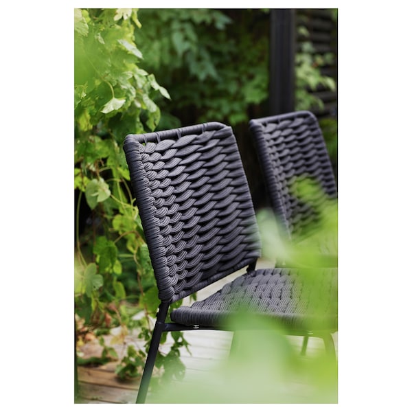 IKEA TEGELÖN chair, in/outdoor, dark gray/black, Ikea Ireland | 6512TSZIF
