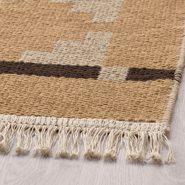 IKEA TELEGRAFLINJE rug, yellow-beige, 5'7 inx7'10 in Yellow Beige, Ikea Ireland | 6430JGXDC