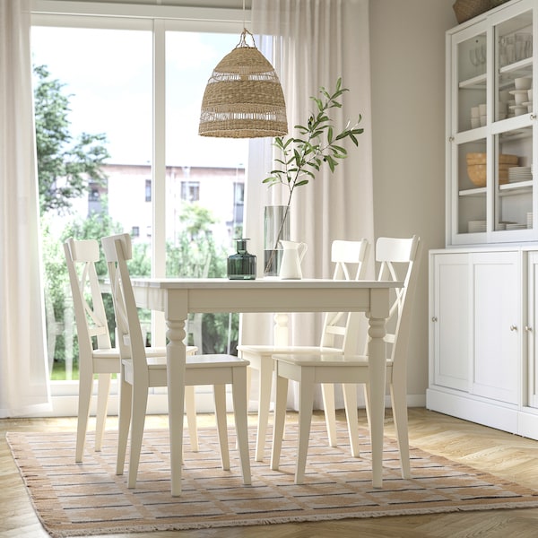 IKEA TELEGRAFLINJE rug, yellow-beige, 5'7 inx7'10 in Yellow Beige, Ikea Ireland | 6430JGXDC