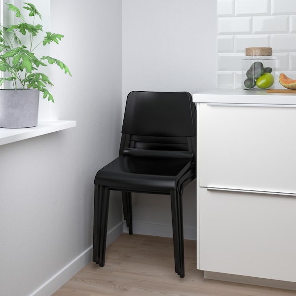 IKEA TEODORES chair Black, Ikea Ireland | 2583FPCHS