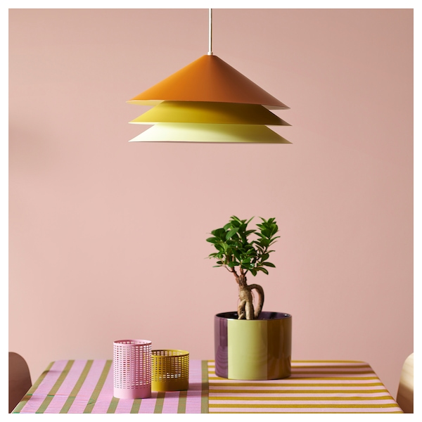 IKEA TESAMMANS pendant lamp shade, multicolor, 13 ¾ in, Ikea Ireland | 6849JXKND