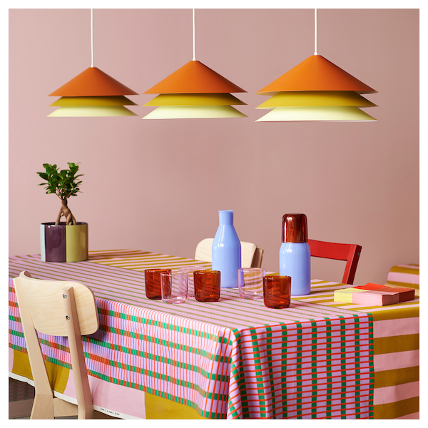 IKEA TESAMMANS pre-cut fabric, multicolor, 59x118 in, Ikea Ireland | 6528ATMUR