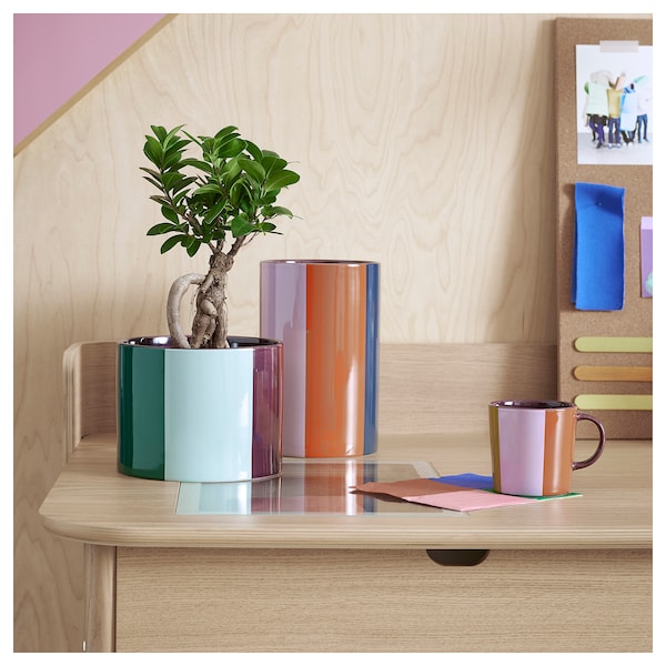 IKEA TESAMMANS vase/plant pot set of 2, multicolor, Ikea Ireland | 4986MBFLQ
