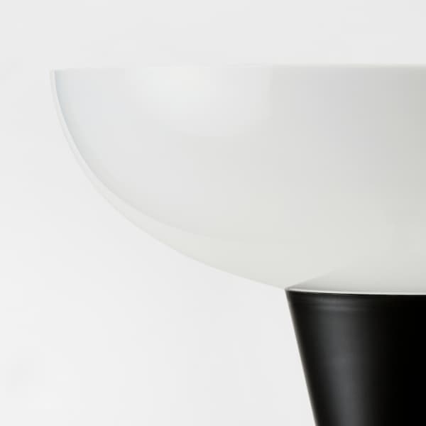 IKEA TÅGARP floor uplighter with light bulb, black/white, Ikea Ireland | 7860YJPKU