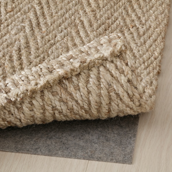 IKEA TÅGBILJETT rug, natural/beige, 5'3 inx7'7 in Natural / Beige, Ikea Ireland | 8516ESQYO