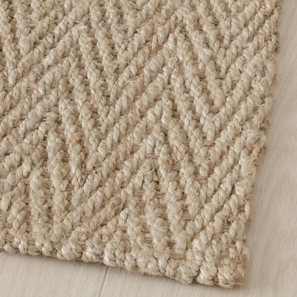 IKEA TÅGBILJETT rug, natural/beige, 5'3 inx7'7 in Natural / Beige, Ikea Ireland | 8516ESQYO