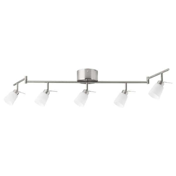 IKEA TIDIG ceiling light with 5 spotlights, nickel plated, Ikea Ireland | 0642RYCSU