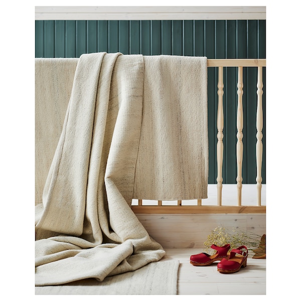 IKEA TIDTABELL rug, flatwoven, beige, 2'7 inx4'11 in, Ikea Ireland | 3721HJXZO