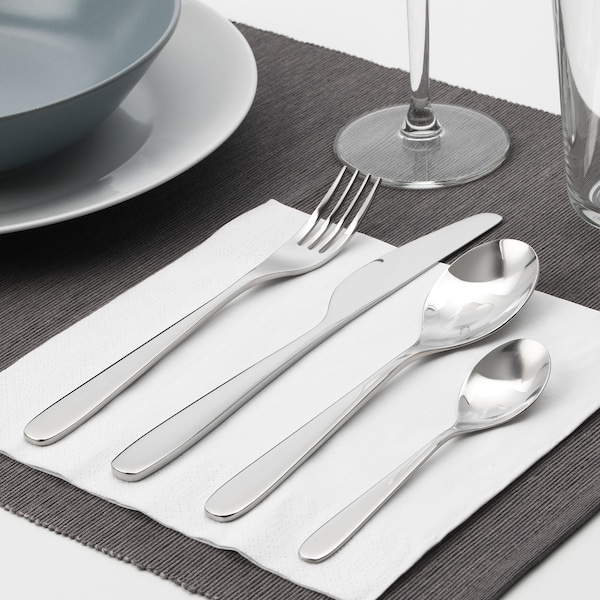 IKEA TILLAGD 20-piece flatware set Stainless Steel, Ikea Ireland | 7039MVNJK