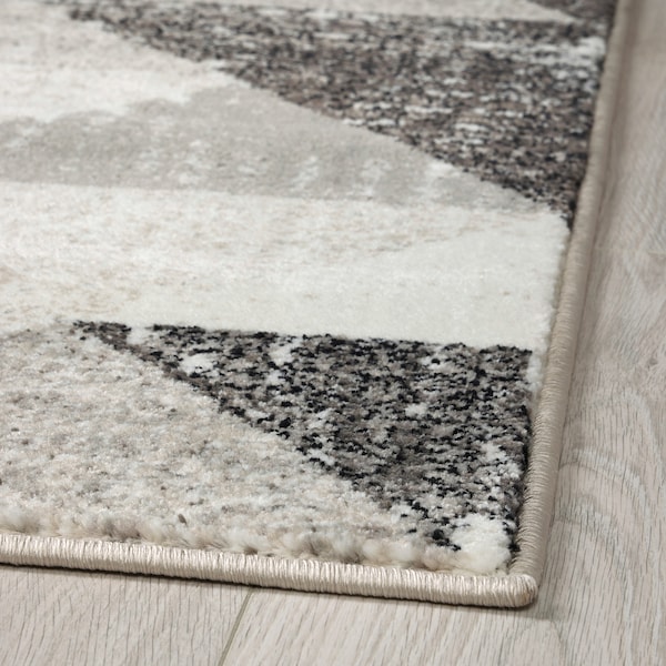 IKEA TILLFART rug, low pile, triangle/gray, 5'3 inx7'7 in, Ikea Ireland | 9576YJCSQ