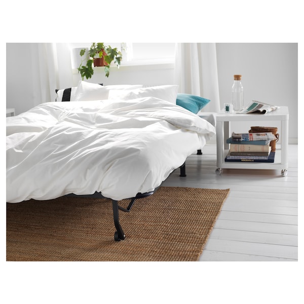 IKEA TINGBY Side table on casters, 19 5/8x19 5/8 in White, Ikea Ireland | 7389IJDTR