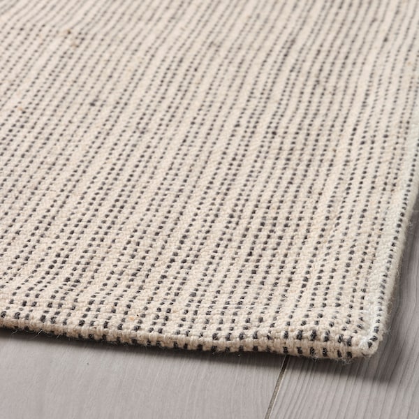 IKEA TIPHEDE rug, flatwoven, 3'11 inx5'11 in Natural / Black, Ikea Ireland | 8759UFWGH