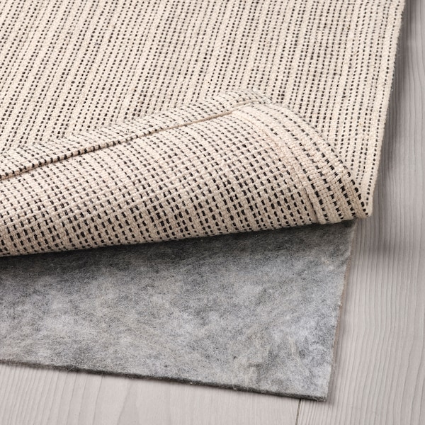 IKEA TIPHEDE rug, flatwoven, 3'11 inx5'11 in Natural / Black, Ikea Ireland | 8759UFWGH