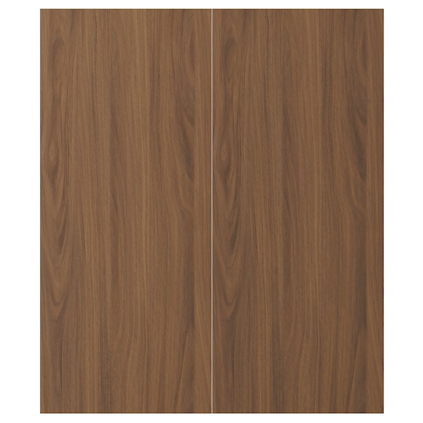 IKEA TISTORP 2-p door/corner base cabinet set, brown walnut effect, 13x30 in, Ikea Ireland | 5327XVMNC