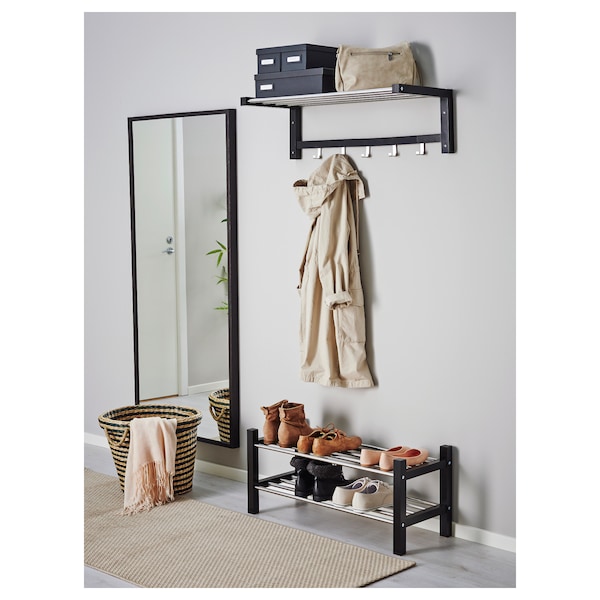 IKEA TJUSIG Hat rack, 31 1/8 in Black, Ikea Ireland | 9851TXIKZ