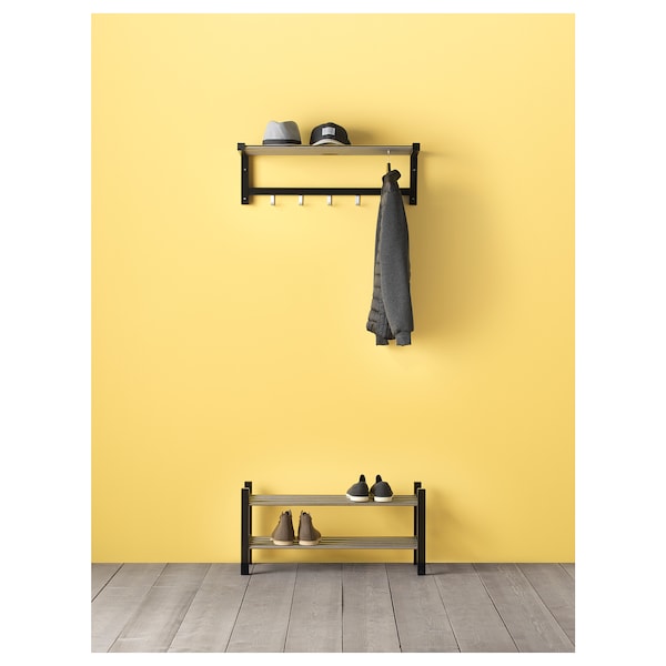 IKEA TJUSIG Hat rack, 31 1/8 in Black, Ikea Ireland | 9851TXIKZ