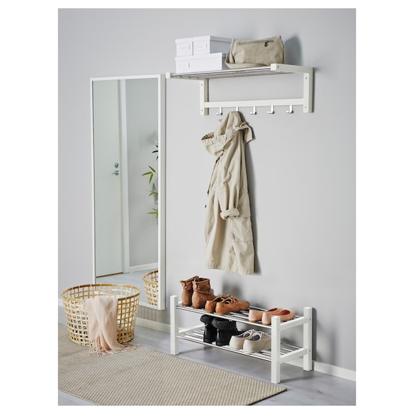 IKEA TJUSIG Hat rack, 31 1/8 in White, Ikea Ireland | 6701VAZTW