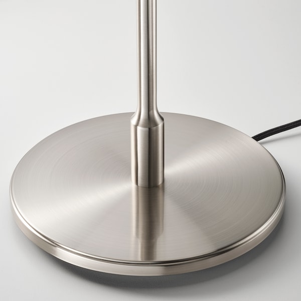 IKEA TÄLLBYN table lamp, nickel plated/opal glass, 20 in, Ikea Ireland | 4713ADKNG