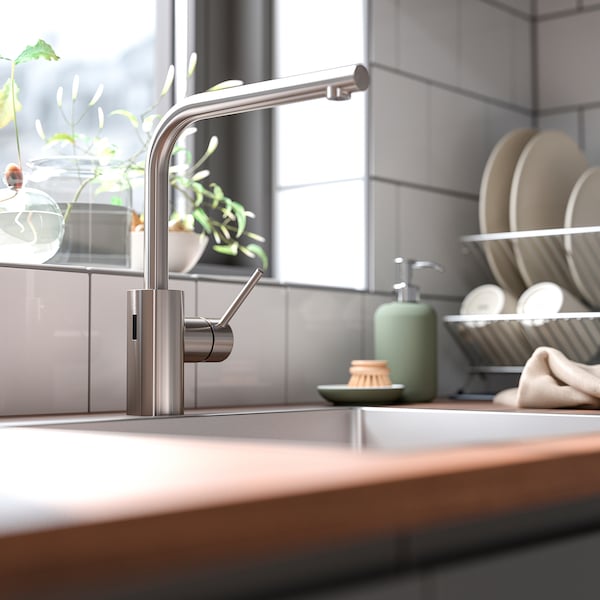 IKEA TÄMNAREN Kitchen faucet w sensor, stainless steel color, Ikea Ireland | 0498IFNVR