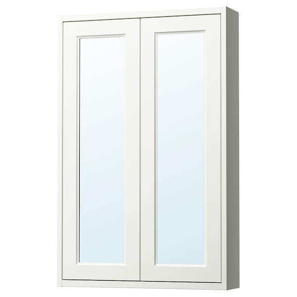 IKEA TÄNNFORSEN mirror cabinet with doors, 24x6x37 in White, Ikea Ireland | 6705HSVQE